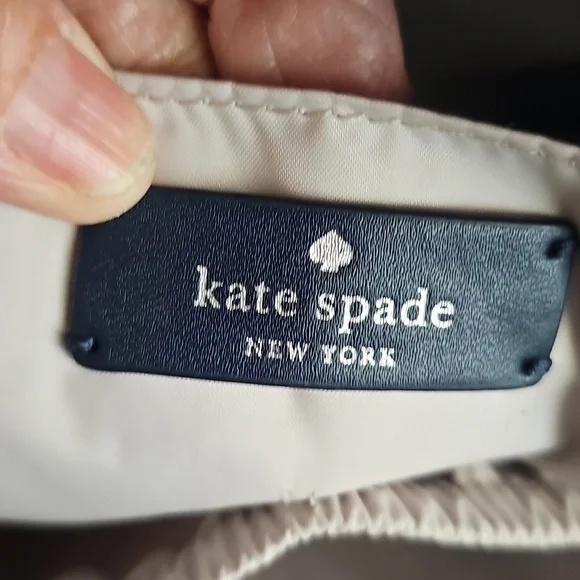 Kate Spade Joe Garden Vine Nylon Baby Diaper Bag. Clean, Blue And Cream - Picture 7 of 17